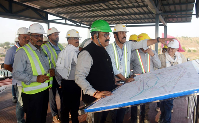 WCL CMD Dr Pandey visits various sites